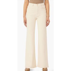 DL1961 Womens Hepburn Wide Leg High Rise Vintage Corduroy Pants Cream Sz‎ 32 NWT